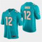 Miami Dolphins #12 Bob Griese Aqua Stitched Game Jersey