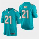 Miami Dolphins #21 Frank Gore Aqua Stitched Game Jersey