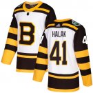 Men's Boston Bruins #41 Jaroslav Halak White 2019 Winter Classic Jersey
