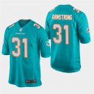 Miami Dolphins #31 Cornell Armstrong Aqua Stitched Game Jersey