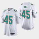 Miami Dolphins #45 Mike Hull White Stitched Game Jersey