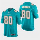 Miami Dolphins #80 Danny Amendola Aqua Stitched Game Jersey