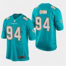 Miami Dolphins #94 Robert Quinn Aqua Stitched Game Jersey