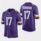 Minnesota Vikings #17 Aldrick Robinson Purple Stitched Game Jersey
