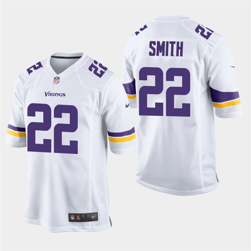 Minnesota Vikings #22 Harrison Smith White Stitched Game Jersey