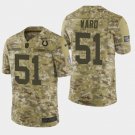 Men's Indianapolis Colts Jihad Ward 2018 Salute To Service Camo Jersey