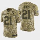 Men's Indianapolis Colts Nyheim Hines 2018 Salute To Service Camo Jersey