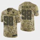 Men's Atlanta Falcons #98 Takk McKinley 2018 Salute To Service Camo Jersey