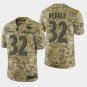 Men's Baltimore Ravens #32 Eric Weddle 2018 Salute To Service Camo Jersey