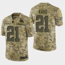 Men's Cleveland Browns #21 Denzel Ward 2018 Salute To Service Camo Jersey