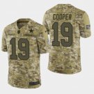 Men's Dallas Cowboys #19 Amari Cooper 2018 Salute To Service Camo Jersey