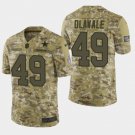 Men's Dallas Cowboys #49 Jamize Olawale 2018 Salute To Service Camo Jersey