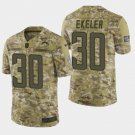 Men's Los Angeles Chargers #30 Austin Ekeler 2018 Salute To Service Camo Jersey