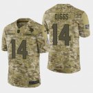 Men's Minnesota Vikings #14 Stefon Diggs 2018 Salute To Service Camo Jersey