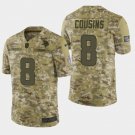 Men's Minnesota Vikings #8 Kirk Cousins 2018 Salute To Service Camo Jersey