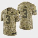 Men's New Orleans Saints #3 Wil Lutz 2018 Salute To Service Camo Jersey