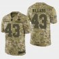 Men's New Orleans Saints #43 Marcus Williams 2018 Salute To Service Camo Jersey