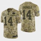 Men's New York Jets #14 Sam Darnold 2018 Salute To Service Camo Jersey