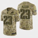 Men's Philadelphia Eagles #23 Rodney McLeod 2018 Salute To Service Camo Jersey