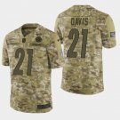 Men's Pittsburgh Steelers #21 Sean Davis 2018 Salute To Service Camo Jersey