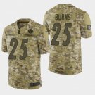 Men's Pittsburgh Steelers #25 Artie Burns 2018 Salute To Service Camo Jersey