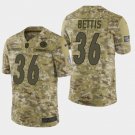 Men's Pittsburgh Steelers #36 Jerome Bettis 2018 Salute To Service Camo Jersey