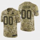 Men's San Francisco 49ers #00 Custom Name and Number 2018 Salute To Service Camo Jersey