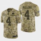 Men's San Francisco 49ers #4 Nick Mullens 2018 Salute To Service Camo Jersey