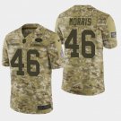 Men's San Francisco 49ers #46 Alfred Morris 2018 Salute To Service Camo Jersey