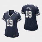 Women's Cowboys Amari Cooper Navy Game Stitched Jersey