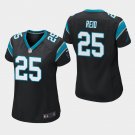 Women's Panthers Eric Reid Black Game Stitched Jersey