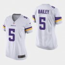 Women's Vikings Dan Bailey White Game Stitched Jersey
