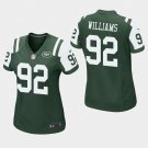 Women's Jets Leonard Williams Green Game Stitched Jersey