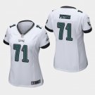 Women's Eagles Jason Peters White Game Stitched Jersey