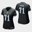 Women's Eagles Jason Peters Black Game Stitched Jersey