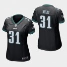 Women's Eagles Jalen Mills Black Game Stitched Jersey