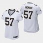 Women's Saints Rickey Jackson White Game Stitched Jersey