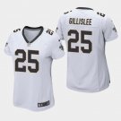 Women's Saints Mike Gillislee White Game Stitched Jersey