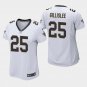 Women's Saints Mike Gillislee White Game Stitched Jersey