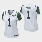 Women's Jets Terrelle Pryor White Game Stitched Jersey