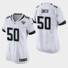 Women's Jaguars Telvin Smith White Game Stitched Jersey