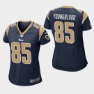 Women's Rams Jack Youngblood Navy Game Stitched Jersey