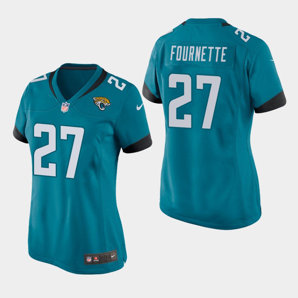 Women's Jaguars Leonard Fournette Teal Game Stitched Jersey