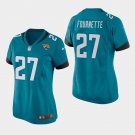 Women's Jaguars Leonard Fournette Teal Game Stitched Jersey