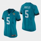 Women's Jaguars Blake Bortles Teal Game Stitched Jersey