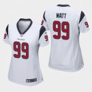 Women's Texans J.J. Watt White Game Stitched Jersey