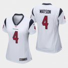 Women's Texans Deshaun Watson White Game Stitched Jersey