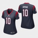 Women's Texans Deandre Hopkins Navy Game Stitched Jersey