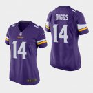 Women's Vikings Stefon Diggs Purple Game Stitched Jersey