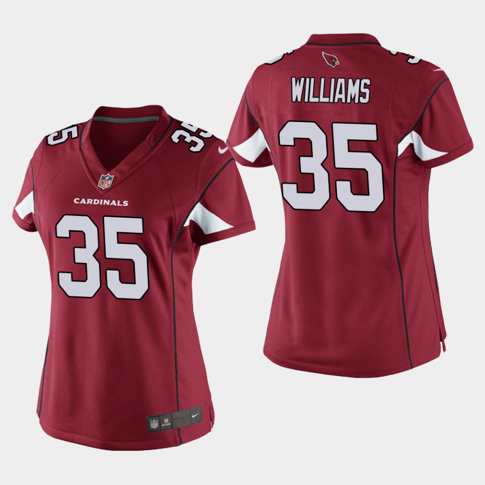 Women's Cardinals Aeneas Williams Cardinal Game Stitched Jersey